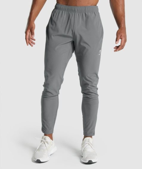 Spodnie Do Biegania Gymshark Arrival Woven Męskie Szare | PL 297AUW